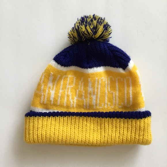 San Francisco Warriors Beanie Knit Hat - Picture 3 of 5